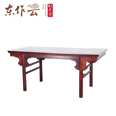 大红酸枝画案单件