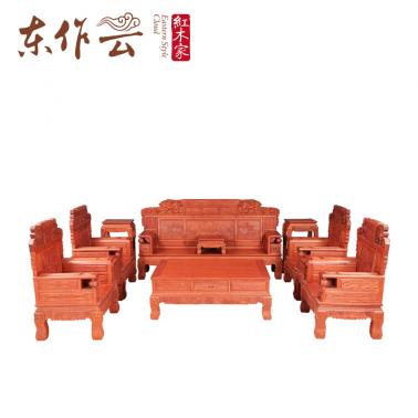 香脂木鸿运连年沙发十一件套