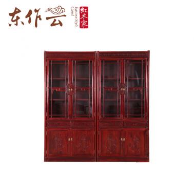 非洲酸枝嘉家宜书柜二件套