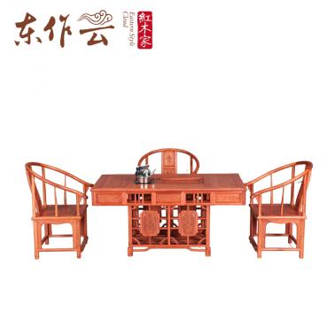 缅甸花梨茶台六件套