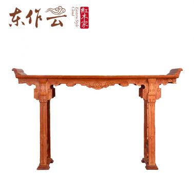 缅甸花梨案几单件