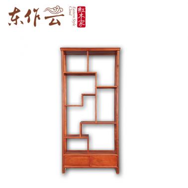 缅花博古架二件套