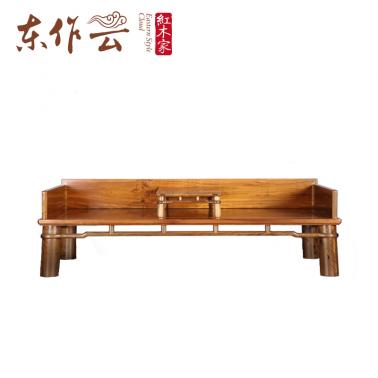楠木圆包圆罗汉床二件套