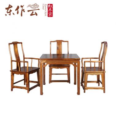 楠木八仙桌五件套