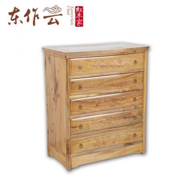 樟木五斗柜单件