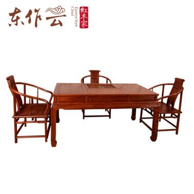 非洲花梨茶台七件套