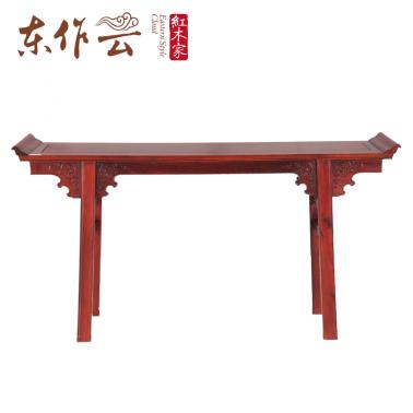 东南亚红酸枝条案单件