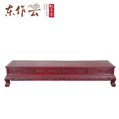 缅甸花梨大百子电视柜七件套