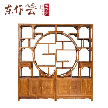 非洲花梨大团圆博古架二件套