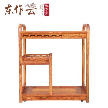 非洲花梨带轮茶车单件