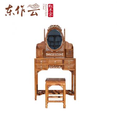 非洲花梨上下梳妆台二件套