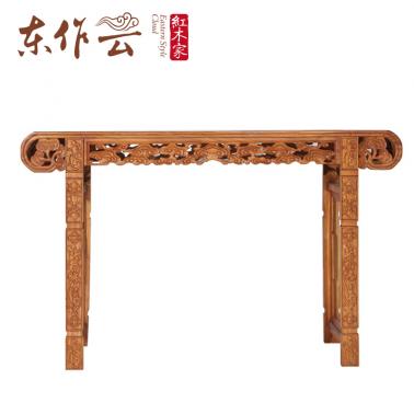 非洲花梨灵芝条案单件