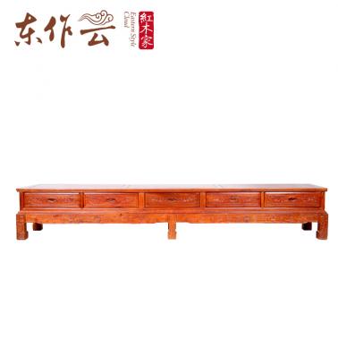 非洲花梨四抽电视柜单件