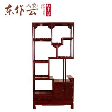 非洲酸枝博古架二件套