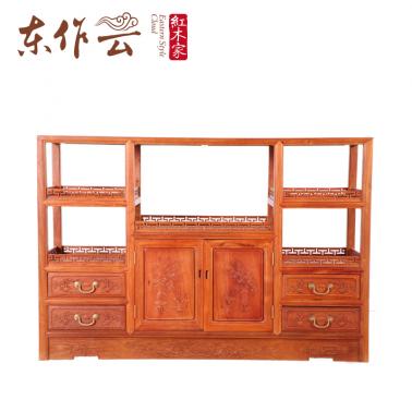 缅甸花梨茶水柜单件