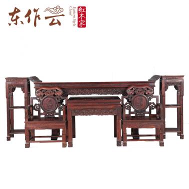 阔叶黄檀中堂六件套