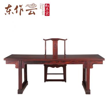 阔叶黄檀画案二件套