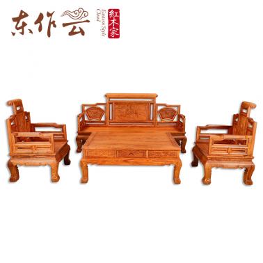 非洲花梨明式沙发四件套