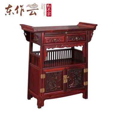 中美洲红酸枝1件套围栏式三联柜01643201